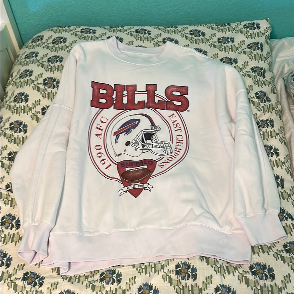 Buffalo Bills White Sweater